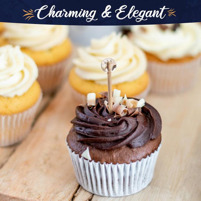 Bamboomn Clear Ball Bamboo Food Picks