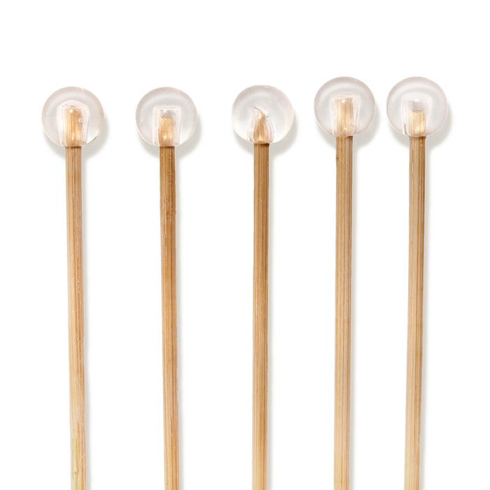 bamboomn Clear Ball Bamboo Food Picks