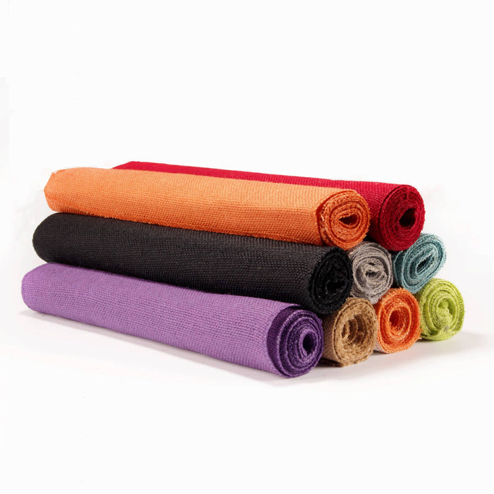 bamboomn Colored Burlap Table Runners