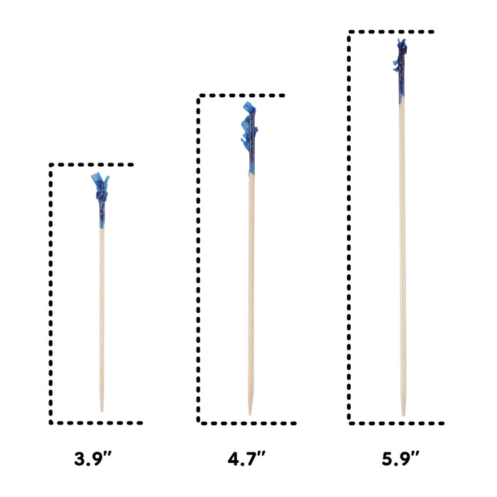 Bamboomn Confetti Frill Bamboo Food Picks