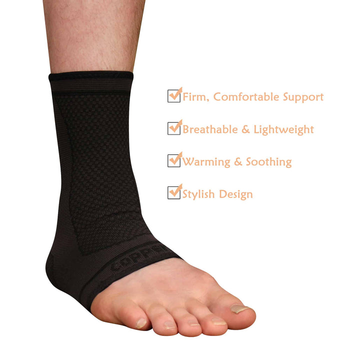 Bamboomn Copper D Ankle Compression Sleeve