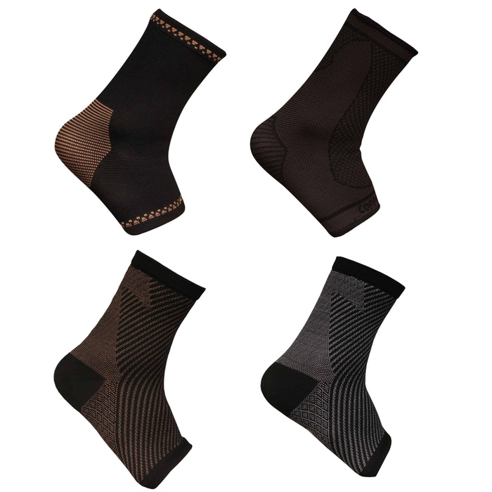 bamboomn Copper D Ankle Compression Sleeve