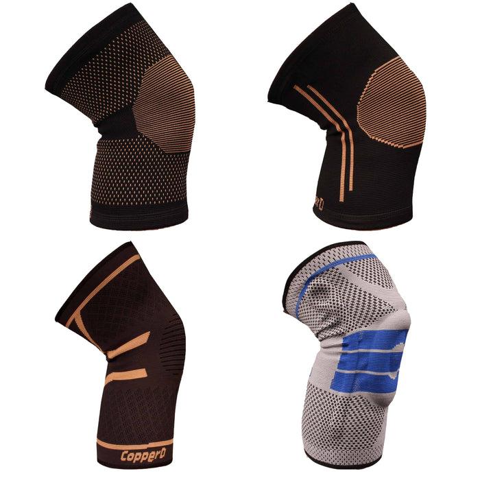 bamboomn Copper D Knee Compression Sleeves