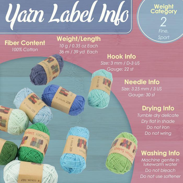 Bamboomn Cotton Select Yarn: Mini Bonbons