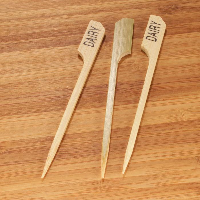 Bamboomn Dairy Paddle Bamboo Food Picks