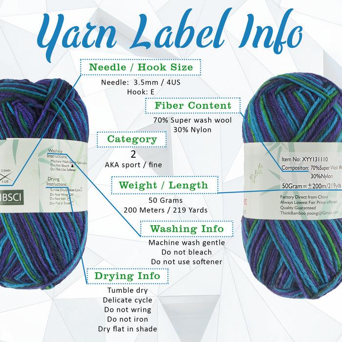 Bamboomn Dancing Feet Yarn