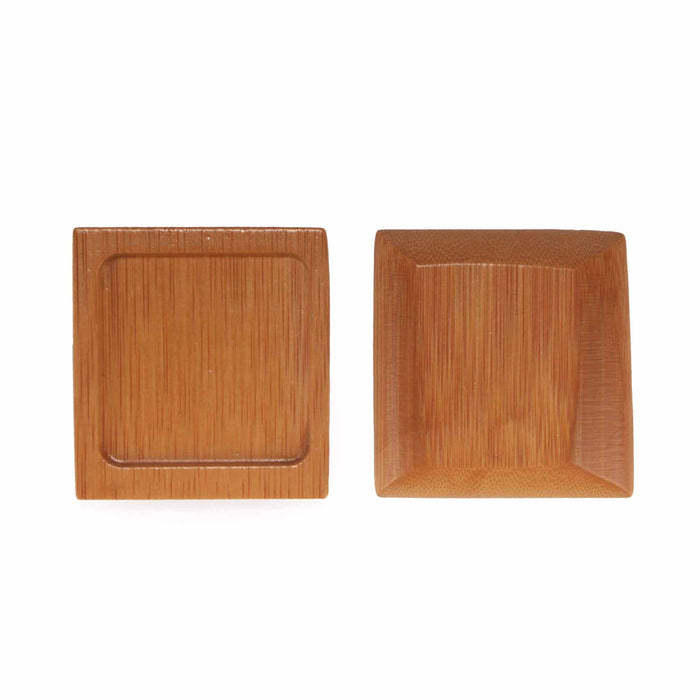 Bamboomn Deep Square Small Bamboo Dishes
