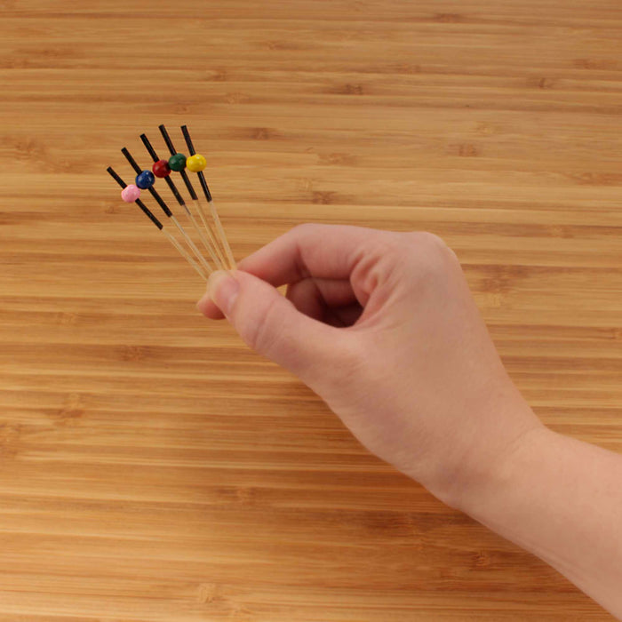 Bamboomn Dipped Ball Bamboo Food Picks