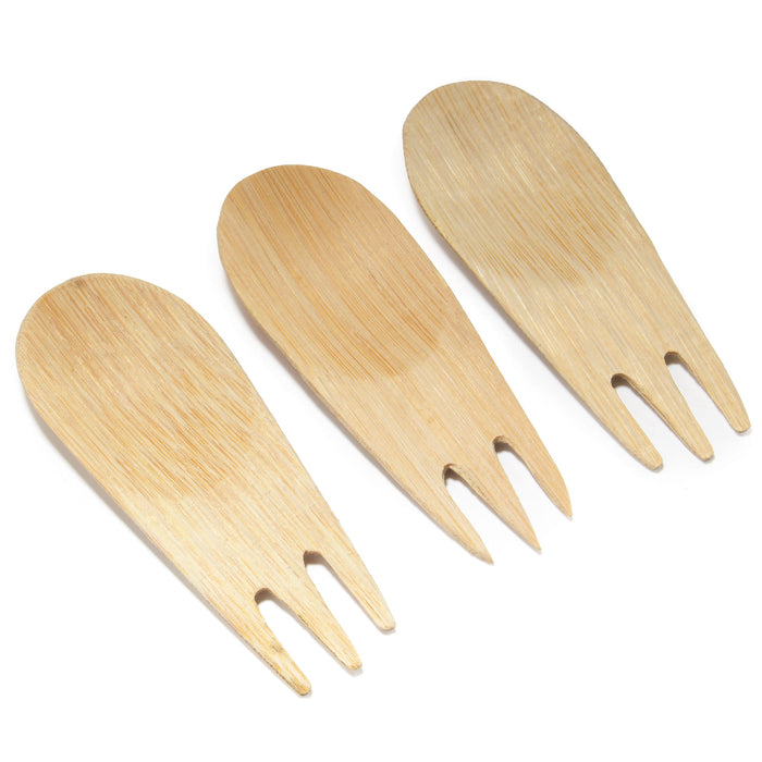 bamboomn Disposable Bamboo Veneer Sporks