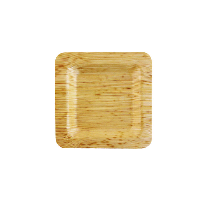 Bamboomn Disposable Square Bamboo Leaf Plates