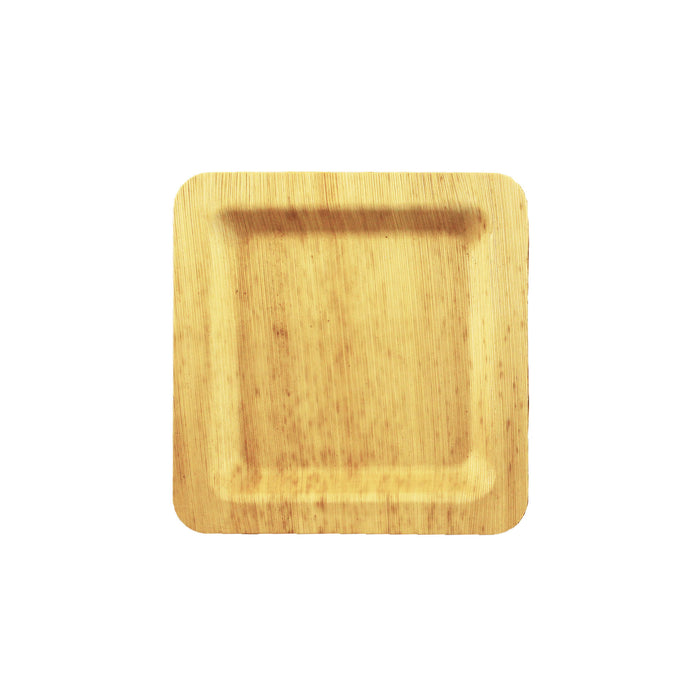 Bamboomn Disposable Square Bamboo Leaf Plates
