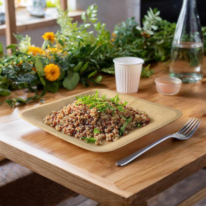 Bamboomn Disposable Square Bamboo Veneer Plate