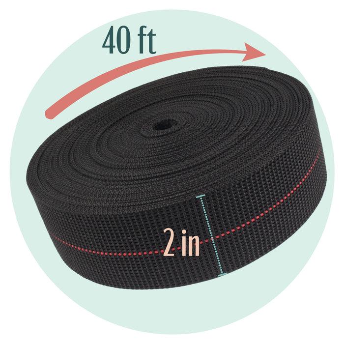 Bamboomn Elasbelt 2" Webbing For Chair Repair