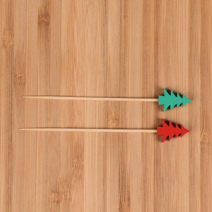 Bamboomn Evergreen Tree Bamboo Food Picks