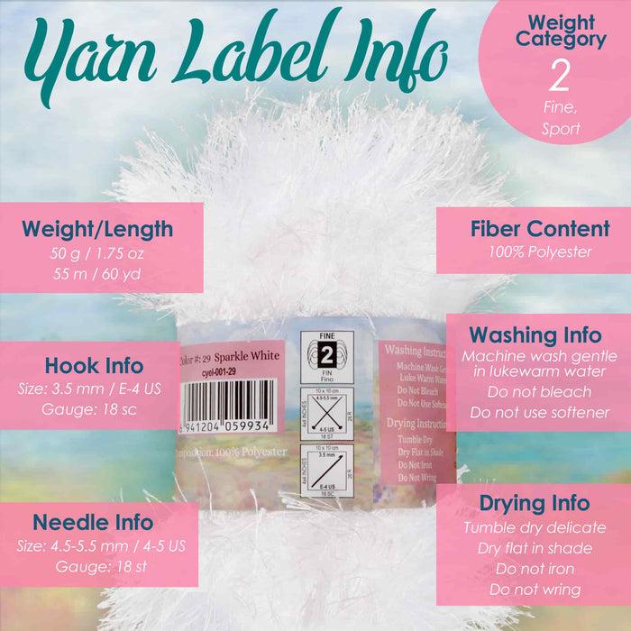 Bamboomn Feather Whimsy Eyelash Yarn: Bulk Packs