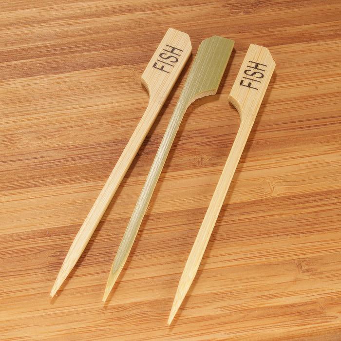 Bamboomn Fish Paddle Bamboo Food Picks