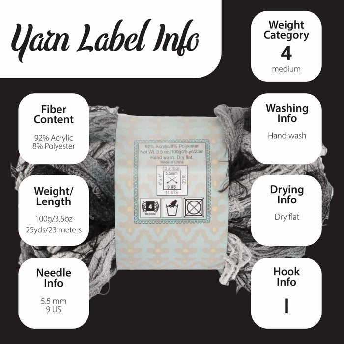 Bamboomn Fishnet Frilly Yarn