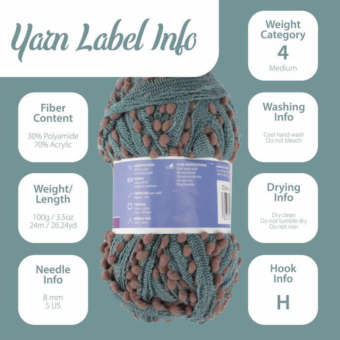 Bamboomn Fishnet Pom Pom Yarn