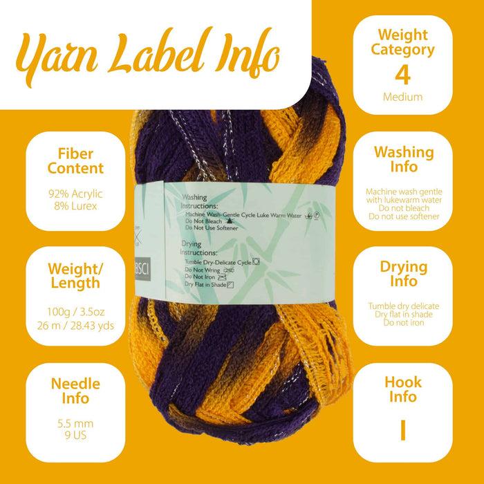 Bamboomn Fishnet Silver Lined Yarn