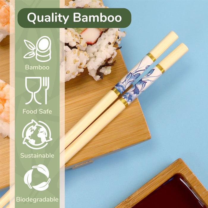 Bamboomn Floral Print Chopsticks