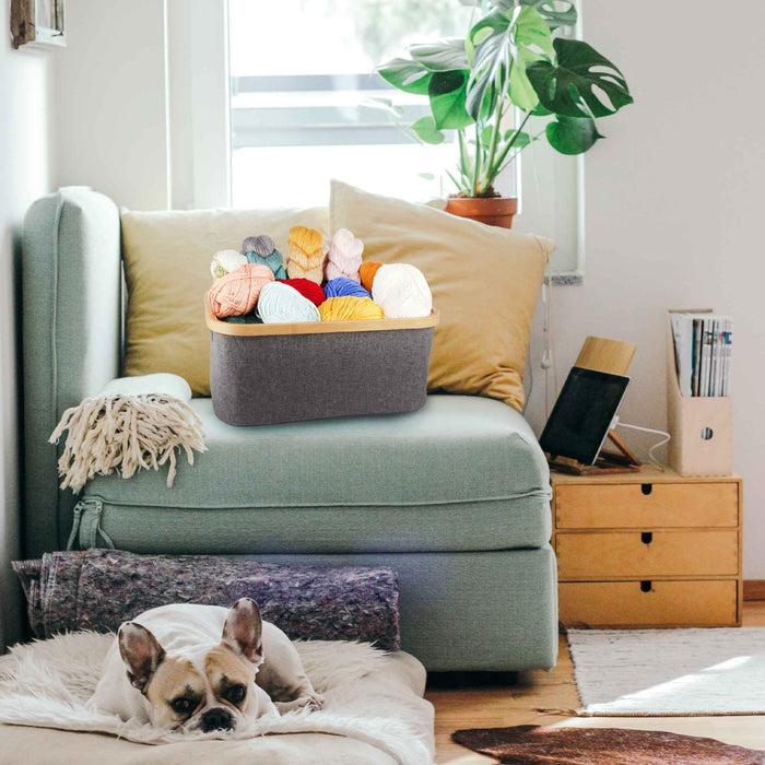 Bamboomn Foldable Storage Organizer With Lid