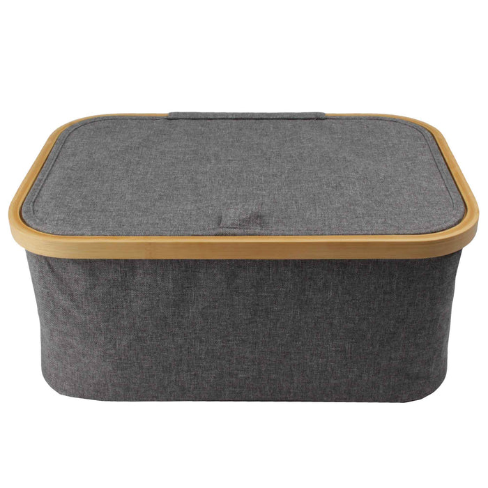 bamboomn Foldable Storage Organizer with Lid