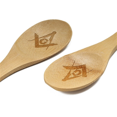 bamboomn Freemason Custom Engraved Serving Spoon
