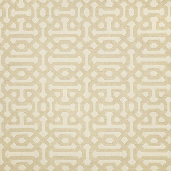 bamboomn Fretwork Flax Sunbrella Upholstery Fabric
