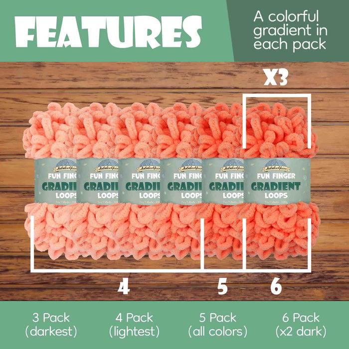 Bamboomn Fun Finger Gradient Loops Yarn