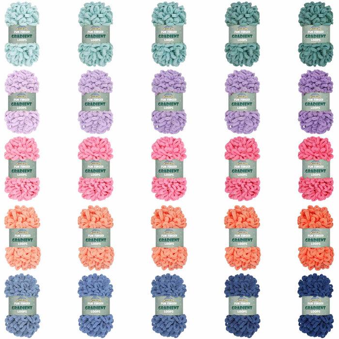 bamboomn Fun Finger Gradient Loops Yarn