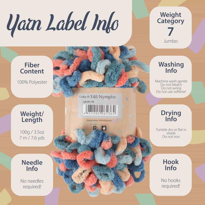 Bamboomn Fun Finger Loops Yarn: 4 Packs