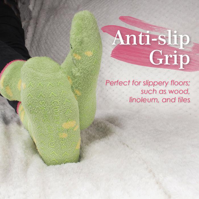 Bamboomn Fuzzy Animal Socks - 6 Pairs Assortments