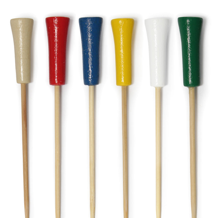 bamboomn Golf Tee Bamboo Food Picks
