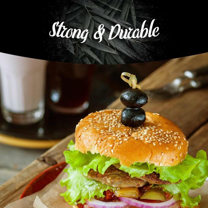 Bamboomn Green Knot Bamboo Food Picks