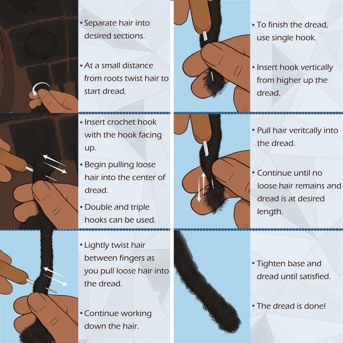 Bamboomn Hair Crochet Hooks