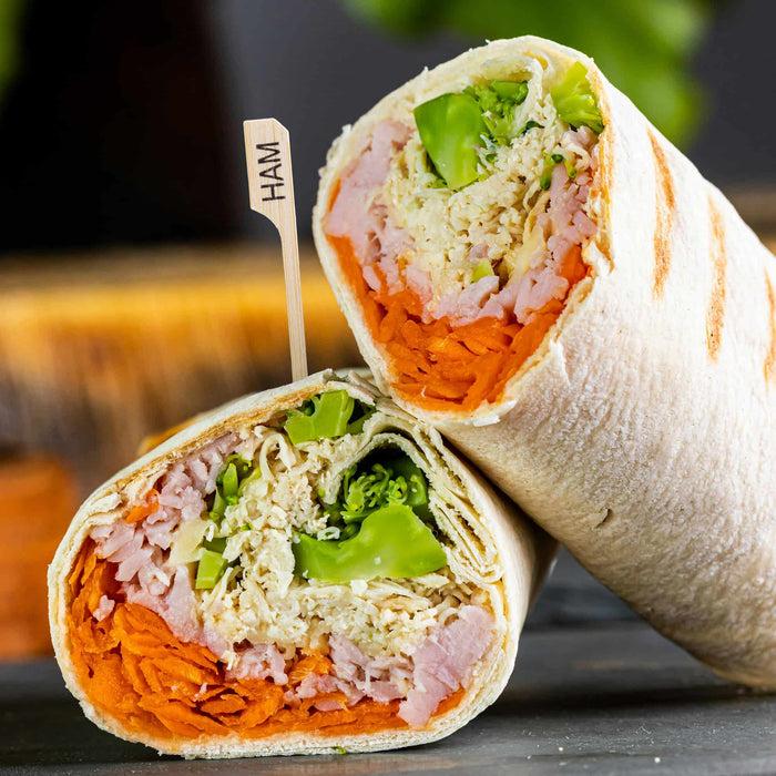 Bamboomn Ham Paddle Bamboo Food Picks