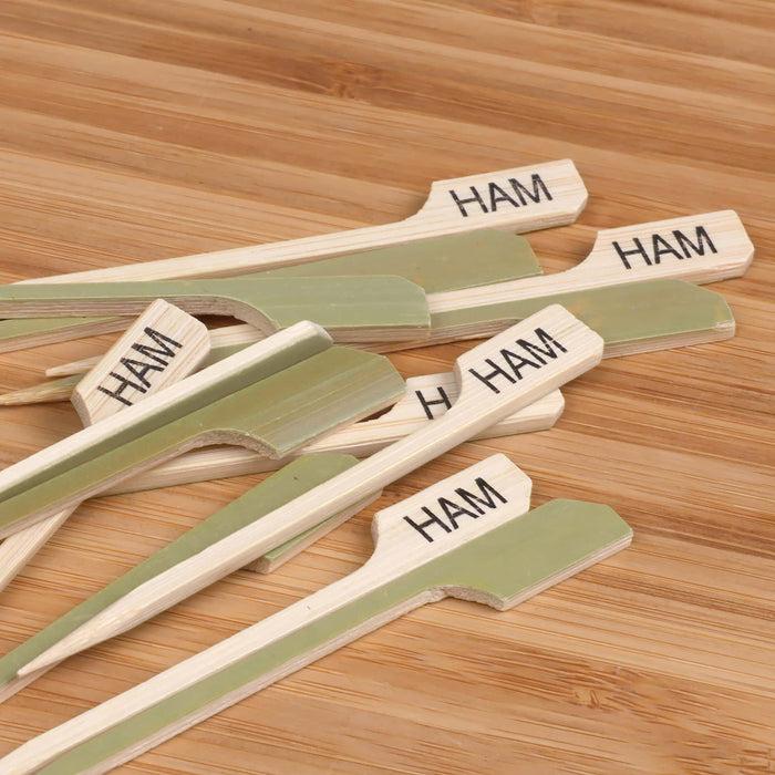 Bamboomn Ham Paddle Bamboo Food Picks