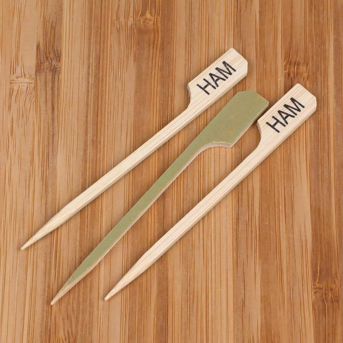 Bamboomn Ham Paddle Bamboo Food Picks