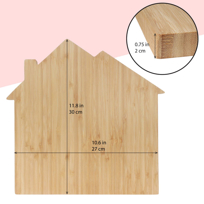 Bamboomn House Silhouette Cutting Board