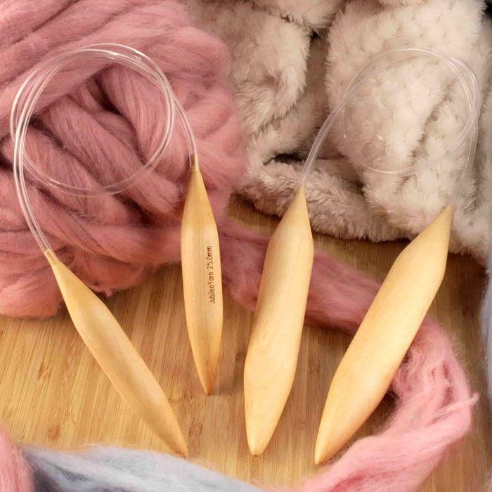 Bamboomn Jumbo Bamboo Circular Knitting Needles