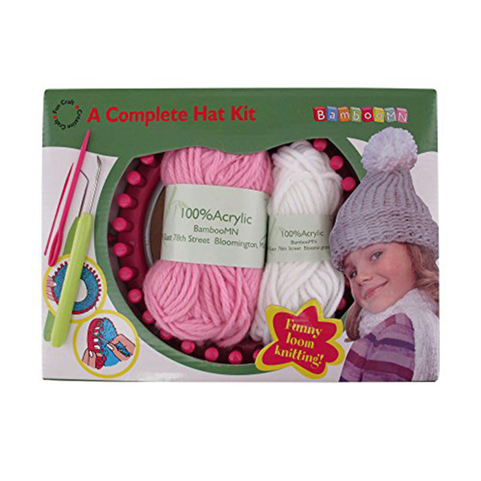 Bamboomn Kid's Complete Loom Knitting Hat Kit