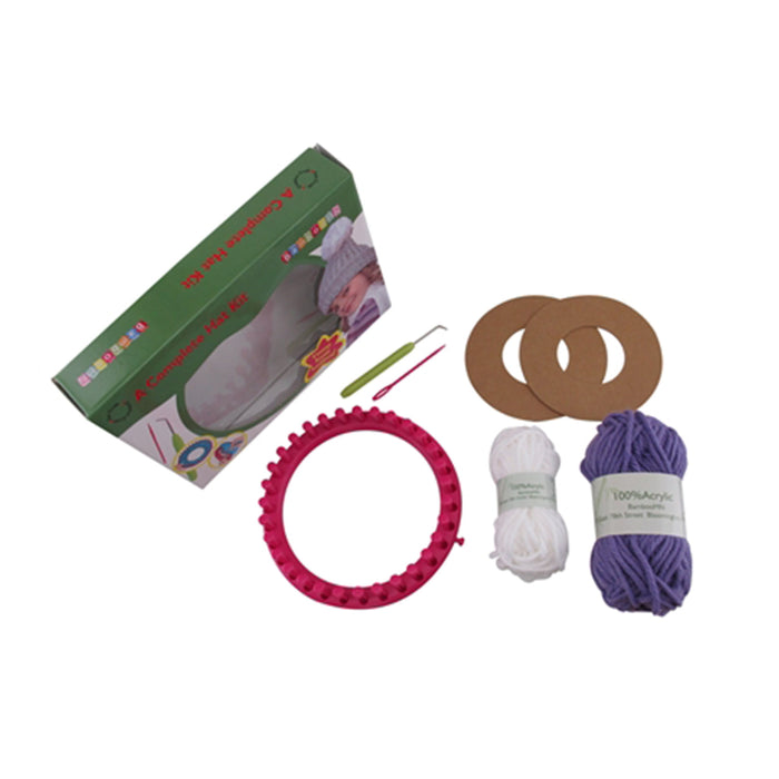 bamboomn Kid's Complete Loom Knitting Hat Kit