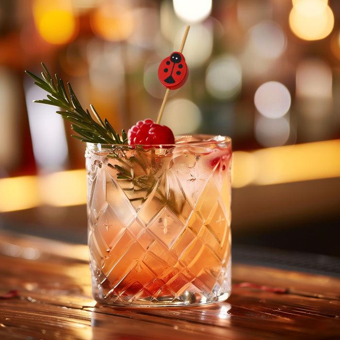 Bamboomn Lady Bug Bamboo Food Picks