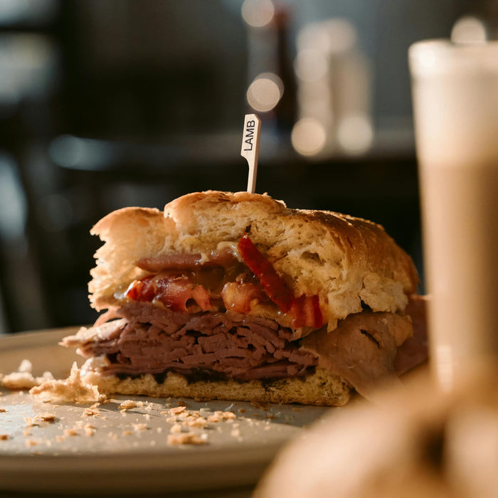 Bamboomn Lamb Paddle Bamboo Food Picks