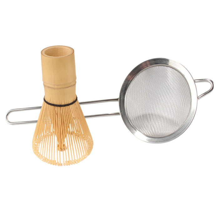 bamboomn Matcha Whisk and Tea Strainer