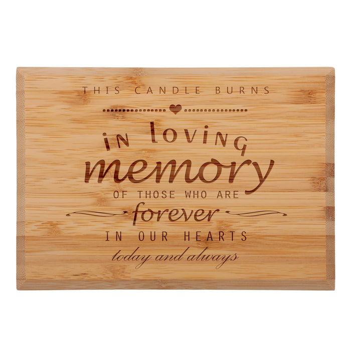 Bamboomn Memorial Custom Engraved Bamboo Plaque