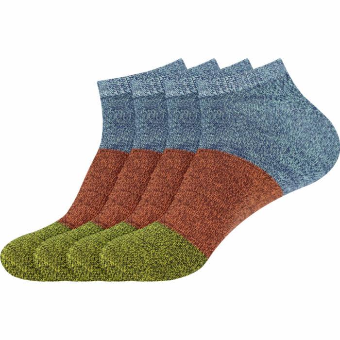 Bamboomn Men's Bamboo 3 Stripe Casual Ankle Socks