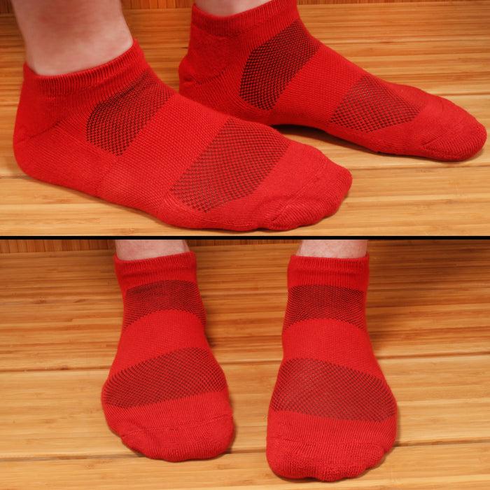 Bamboomn Men's Bamboo Athletic Ankle Socks