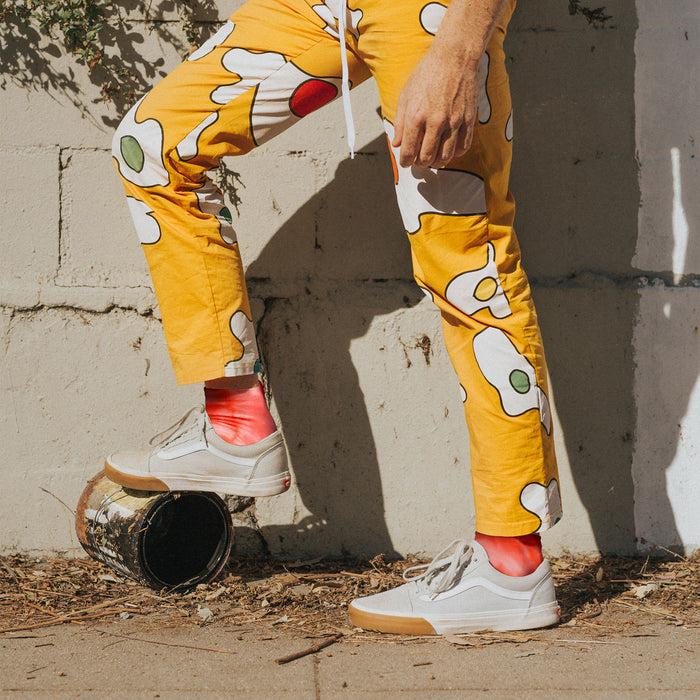 Bamboomn Men's Bamboo Tie Dye Ankle Socks: 4 Pairs