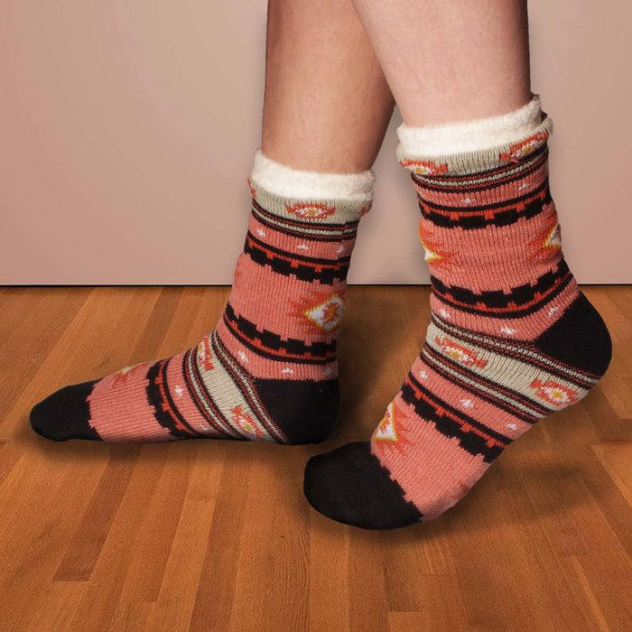 Bamboomn Men's Cabin Double Layer Home Socks